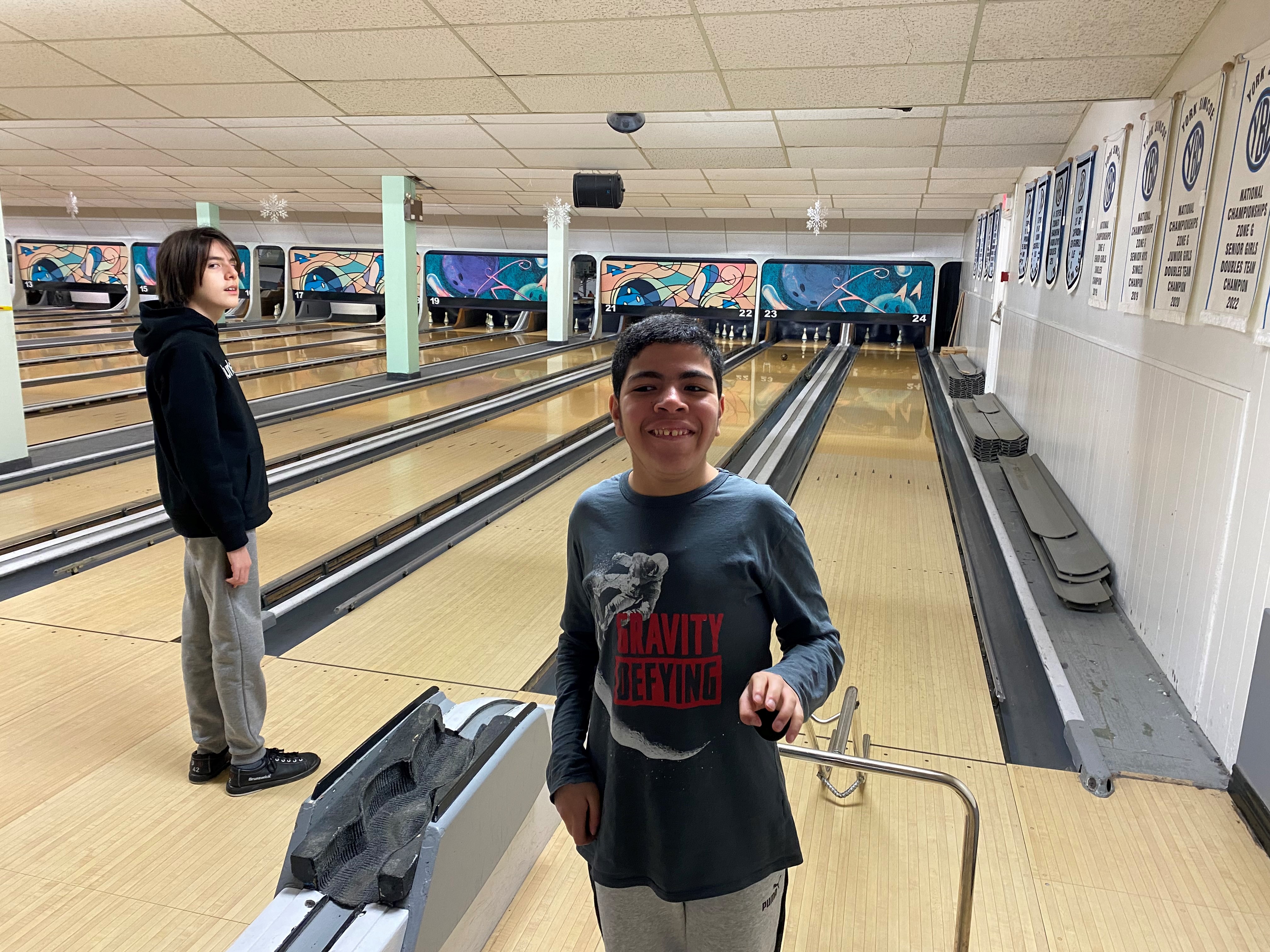 Field Trip to a Bowling Alley with a class from Georges Vanier S.S. Open Gallery